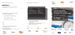 herausforderung ressourceneffizienz &ndash; l&ouml;sungen f&uuml;r unternehmen
