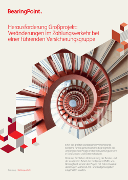 Herausforderung Gro&szlig;projekt: Ver&auml;nderungen im