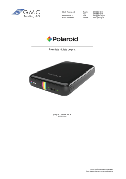 Polaroid Preisliste herunterladen