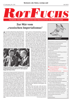 Zur Mär vom „russischen Imperialismus“
