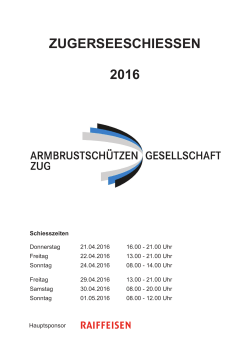 zugerseeschiessen 2016