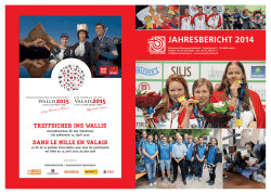 jahresbericht 2014 - Schweizer Schiesssportverband