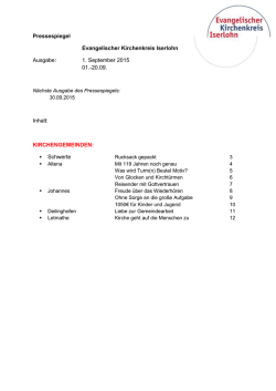1/September - evangelischer Kirchenkreis Iserlohn