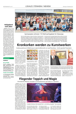 Kronkorken werden zu Kunstwerken