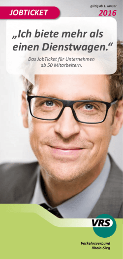 „Ich biete mehr als einen Dienstwagen.“
