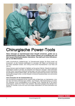 Chirurgische Power-Tools
