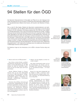 94 Stellen für den ÖGD - Bayerisches Ärzteblatt