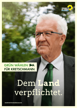 Dem Land verpflichtet. - Grüne Baden