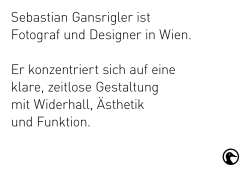 PDF Portfolio - Sebastian Gansrigler