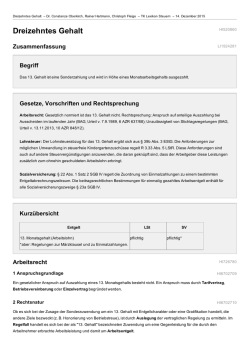 Dreizehntes Gehalt - Drucken - TK-Lex