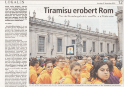 Tiramisu erobert Rom - Klosterbergschule Schwäbisch Gmünd