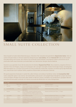 small suite collection - Hotel Bayerischer Hof