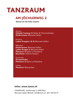 TANZRAUM - tanze.ch
