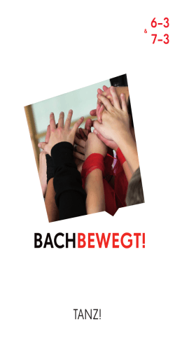 TANZ! - Internationale Bachakademie Stuttgart