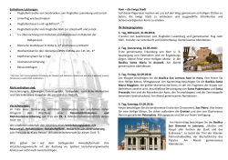 Rom – die ewige Stadt - Caritas Trägergesellschaft Saarbrücken mbH
