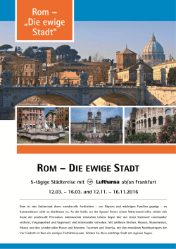 rom – die ewige stadt
