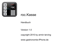roc.Kasse Handbuch