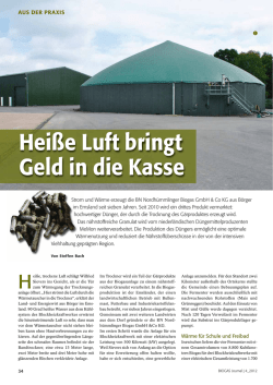 Hei&szlig;e Luft bringt Geld in die Kasse