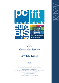 KNV Gutschein-Service AWEK
