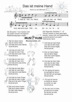 Deutschlern-Lieder Hand – Hallo