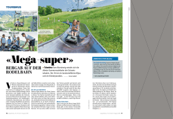 Coopzeitung vom 11.08.2015 - "Mega-super"