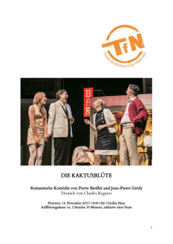 pressemappe - Theater für Niedersachsen