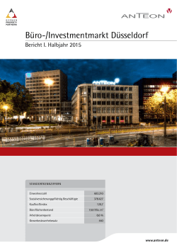Büro-/Investmentmarkt Düsseldorf