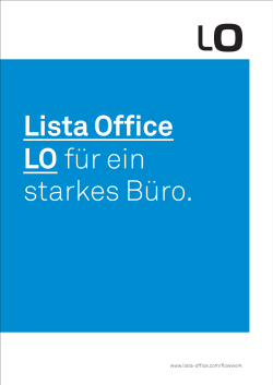 Lista Office LO für ein starkes Büro.