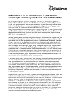 In Oberbreitbach ist was los &hellip;Cordula Stratmann ist