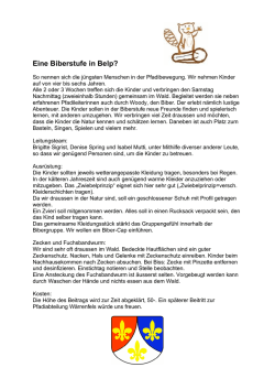 Eine Biberstufe in Belp?