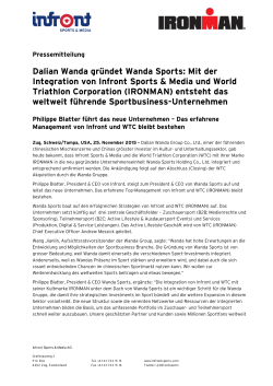 Dalian Wanda gründet Wanda Sports