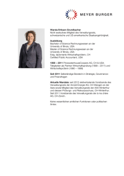 Wanda Eriksen-Grundbacher Nicht exekutives
