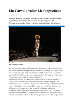Ein Catwalk voller Lieblingsst&uuml;cke