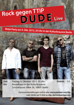 DUDE Live - TTIP Demo