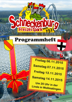 Programmheft - Schneckenburg Downloads
