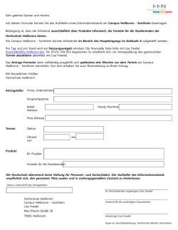 Das Antrags-Formular dann vollständig ausgefüllt und spätestens