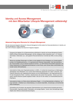 IAM Lifecycle Management