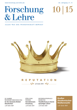Forschung & Lehre 10/2015