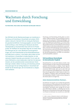 Wachstum durch Forschung und Entwicklung