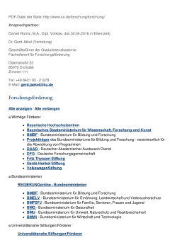 PDF-Datei der Seite: http://www.ku.de/forschung