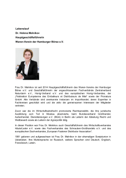 Dr. Helena Melnikov - Deutsch