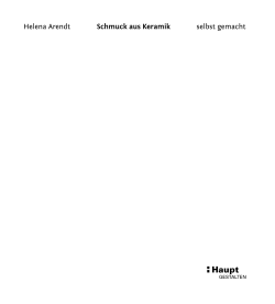 Helena Arendt Schmuck aus Keramik selbst gemacht