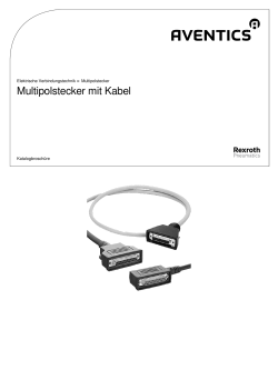 Multipolstecker mit Kabel