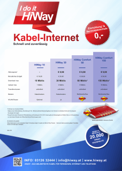 Kabel-Internet