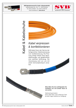 Kabel & Kabelschuhe