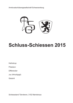 Schluss-Schiessen 2015