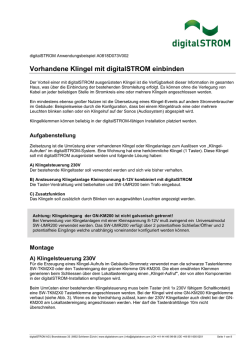 Eine vorhandene Klingel einbinden