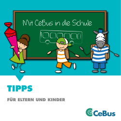 Mit CeBus in die Schule