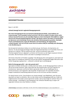MM, Juli 2015, Info - Coop Andiamo von schweiz.bewegt