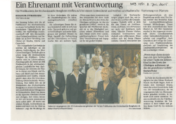 Ein Ehrenamt mit Verantwortung - Evangelischer Kirchenbezirk